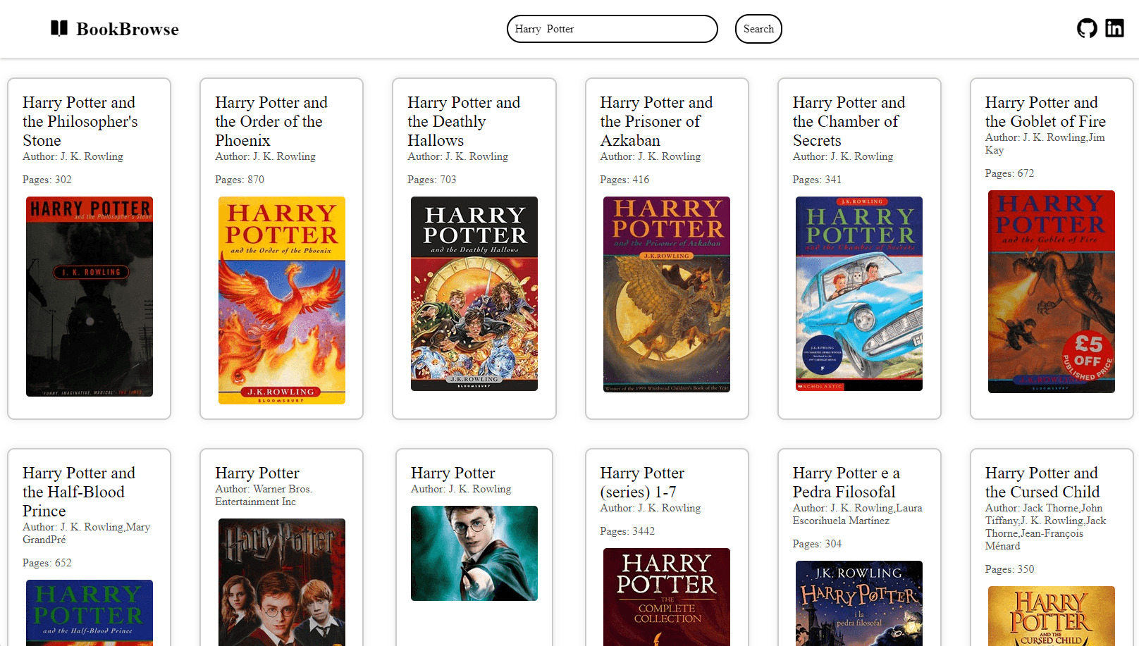 BookBrowse screenshot